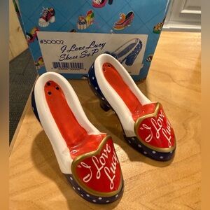 I Love Lucy Ceramic Shoe Salt & Pepper
